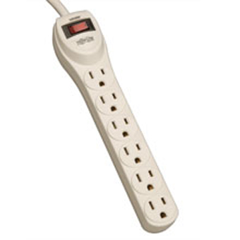 Tripp Lite Waber Power Strip 6-Outlet Industrial 5-15R 5-15P 4ft Cord 120V